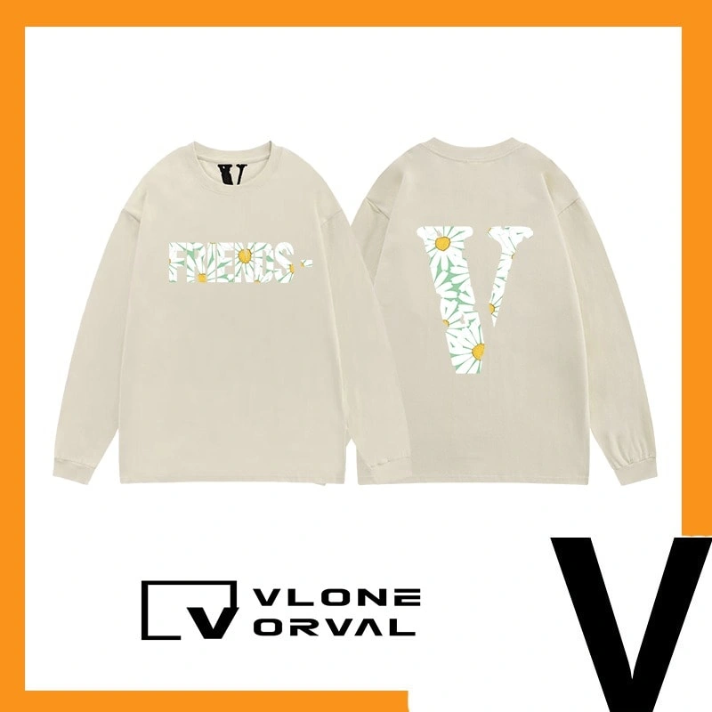 Vlone Orval Sunflower Vine Long Sleeve T-Shirt Unisex Limited Edition Style 3