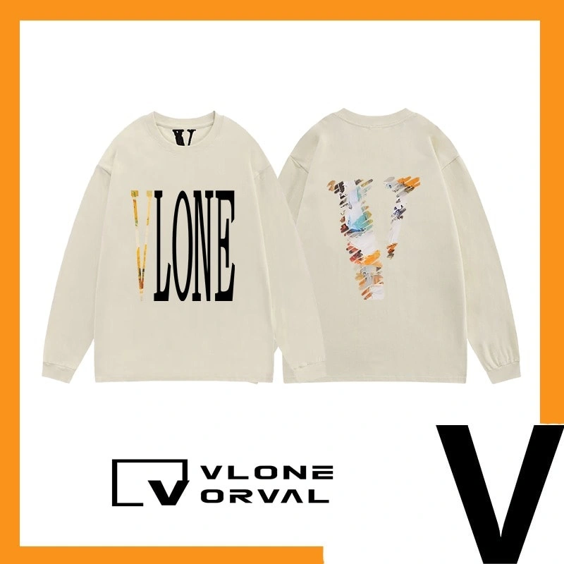 Vlone Orval V Graffiti Heavyweight Cotton T-Shirt Unisex Casual Style 3