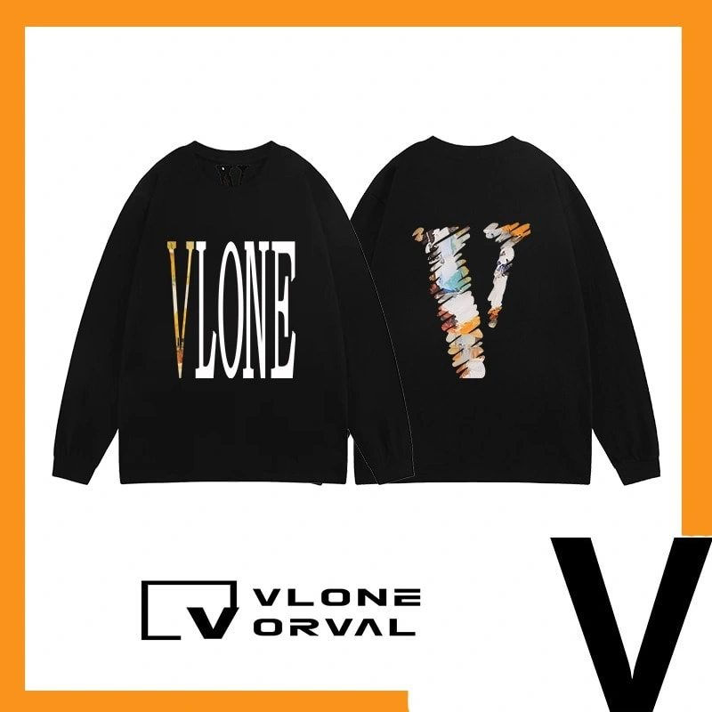 Vlone Orval V Graffiti Heavyweight Cotton T-Shirt Unisex Casual