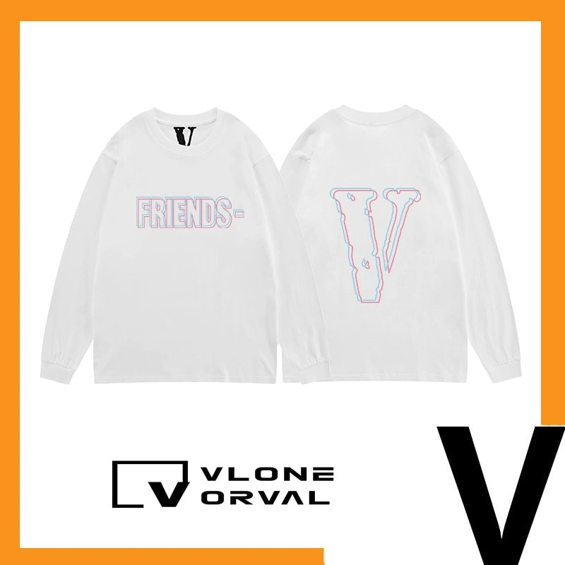 Vlone Orval V Phantom Hollow Heavyweight Cotton T-Shirt Unisex Casual