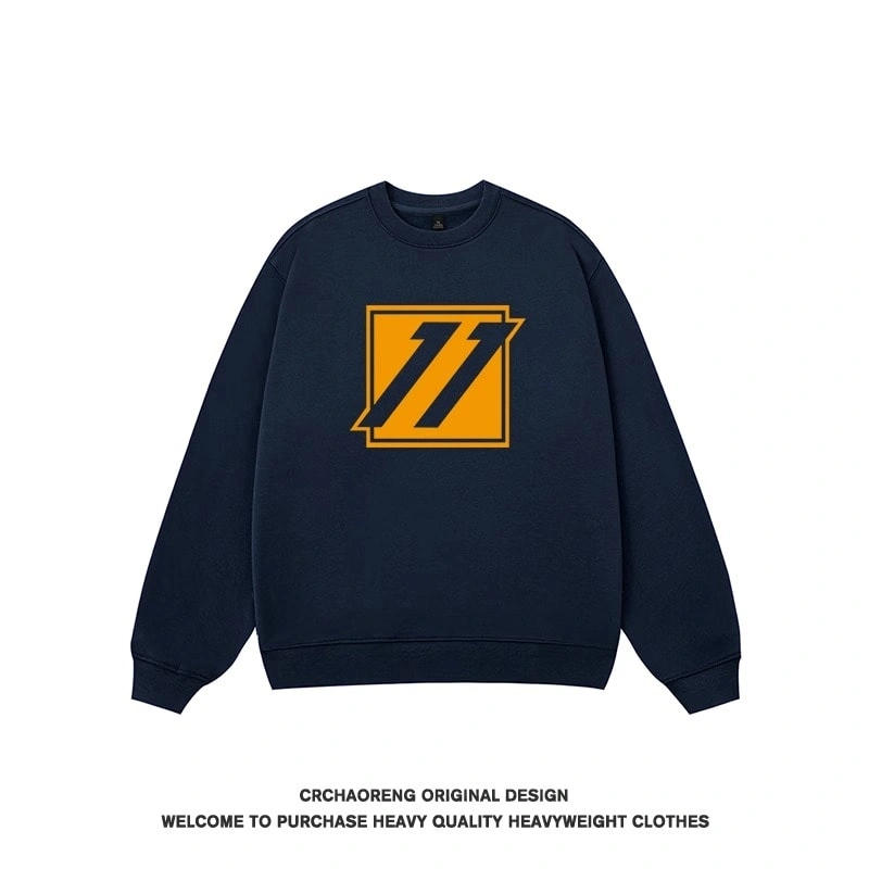 We11done Konne Crew Neck Sweatshirt Men 2024 Loose Fleece Trend Brand Couple Shirt Style 1