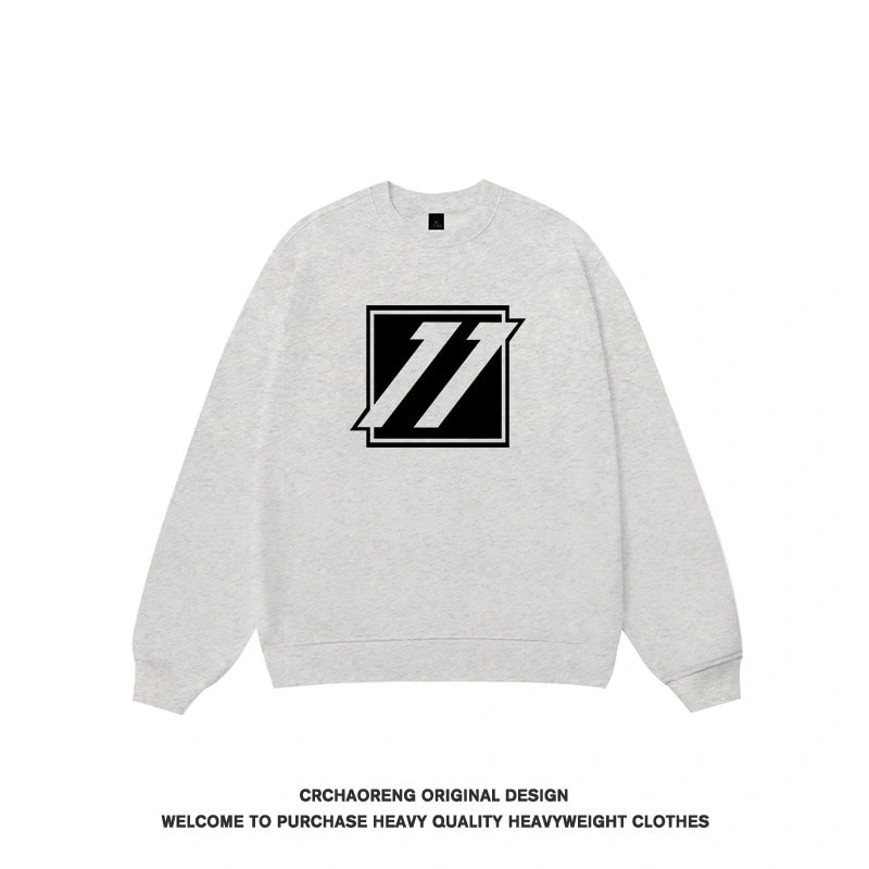 We11done Konne Crew Neck Sweatshirt Men 2024 Loose Fleece Trend Brand Couple Shirt Style 4