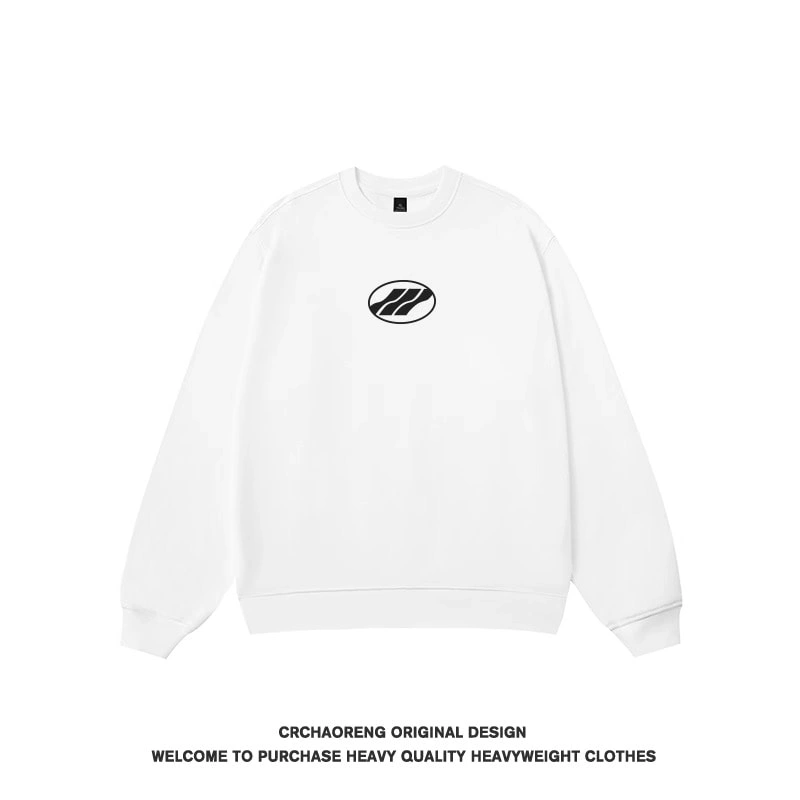 We11done Konne Crew Neck Sweatshirt Men 2024 Stiff Fleece Pure Cotton Shirt Style 6