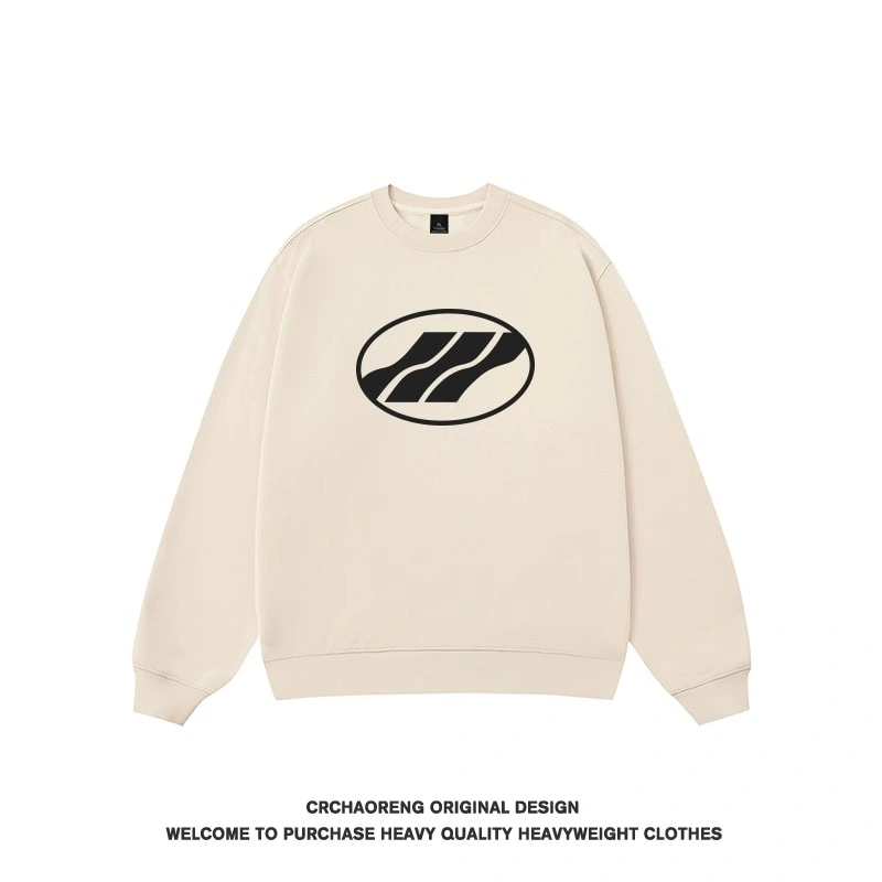 We11done Konne Crew Neck Sweatshirt Men 2024 Student Loose Trendy Couple Shirt Style 5