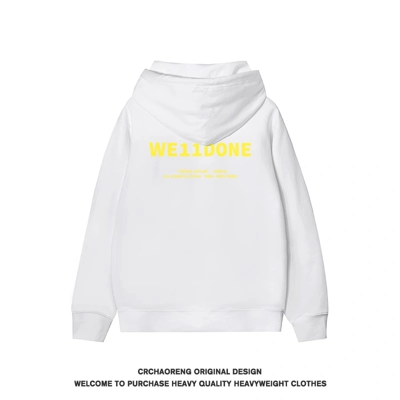 We11done Konne Genuine 2024 New Letter Print Hoodie Men Casual Loose Jacket Style 6