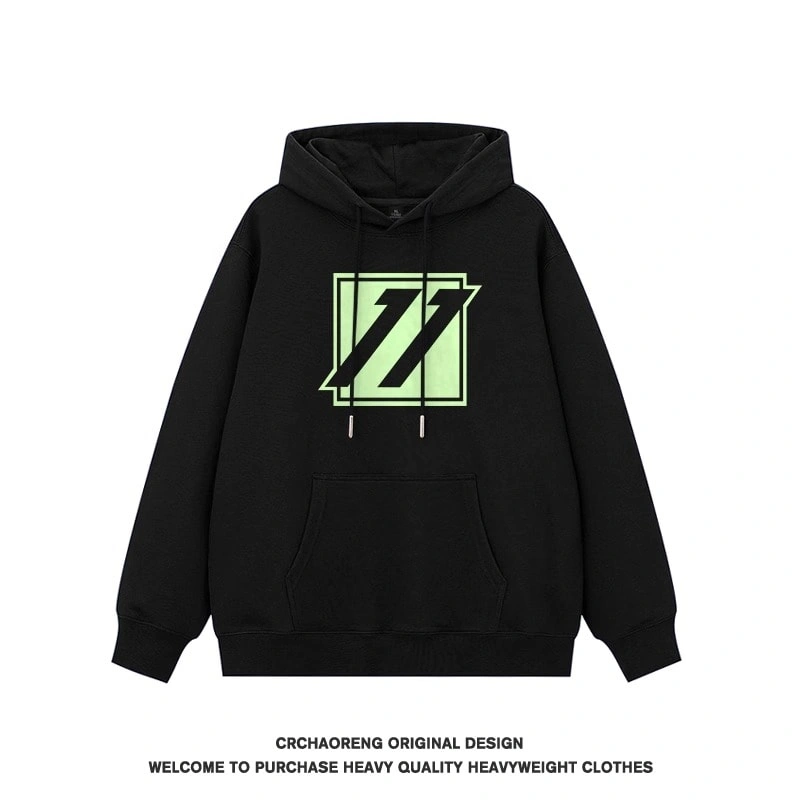 We11done Konne Hoodie Men 2024 Fleece Thick Jacket