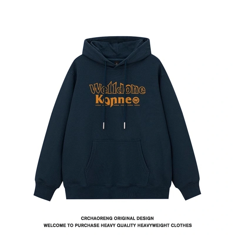 We11done Konne Hoodie Men 2024 Loose Versatile Casual High Street Jacket Trend Style 1