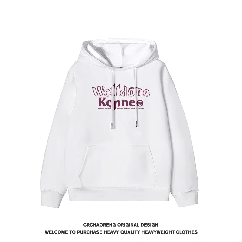 We11done Konne Hoodie Men 2024 Loose Versatile Casual High Street Jacket Trend Style 4