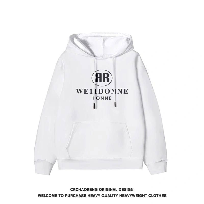 We11done Konne Hoodie Men 2024 New Pure Cottonweight Fashion Loose Jacket Trend Style 3