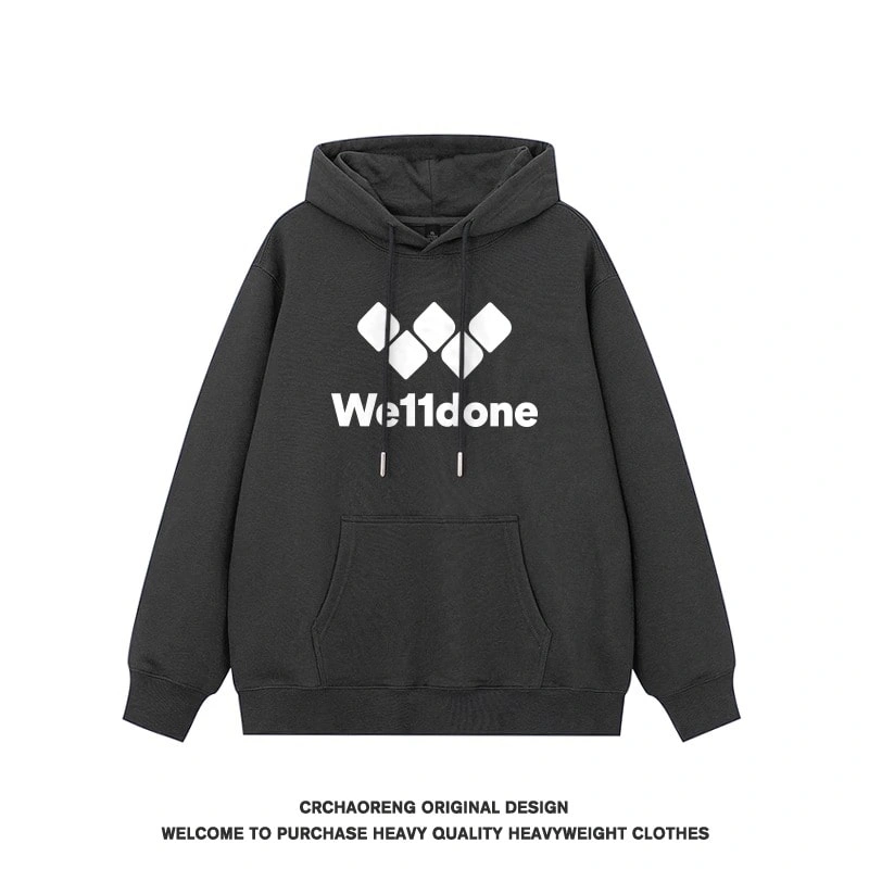 We11done Konne Hoodie Men 2024 New Retro Casual Versatile Jacket Style 3