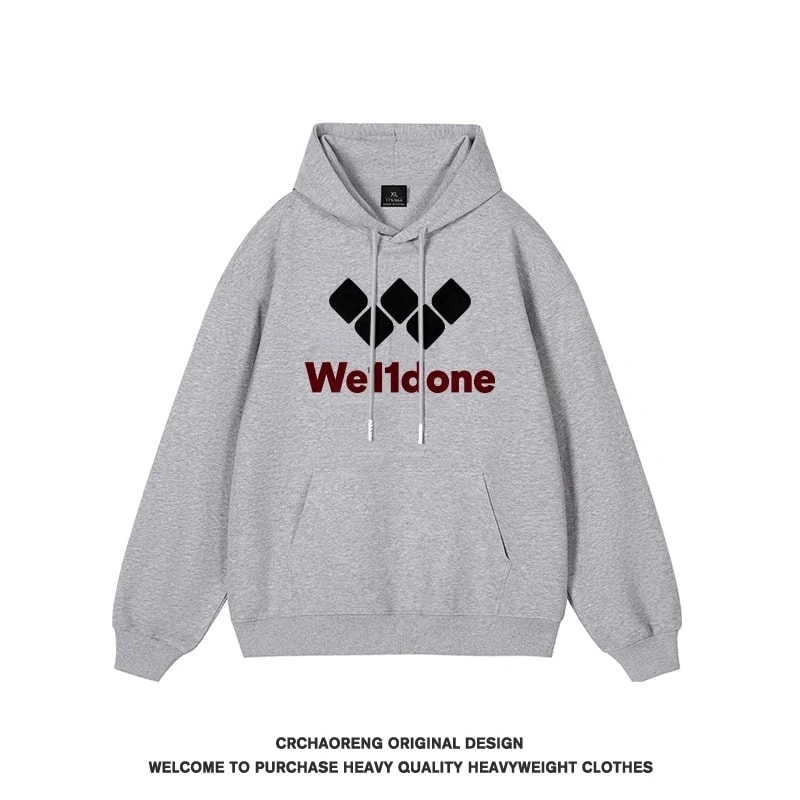 We11done Konne Hoodie Men 2024 New Retro Casual Versatile Jacket Style 4