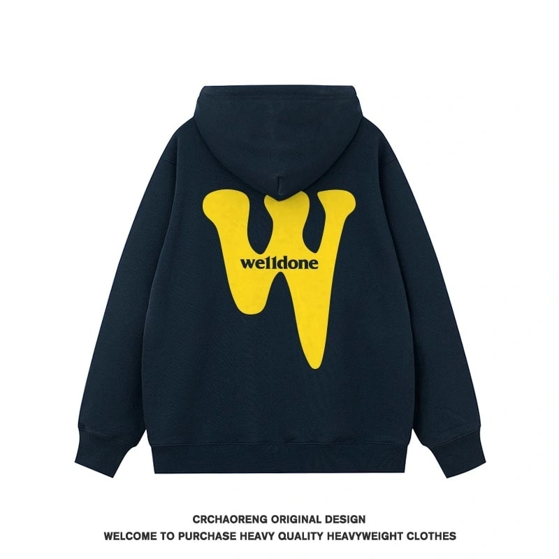 We11done Konne Hoodie Men 2024 New Retro Versatile Jacket Style 1