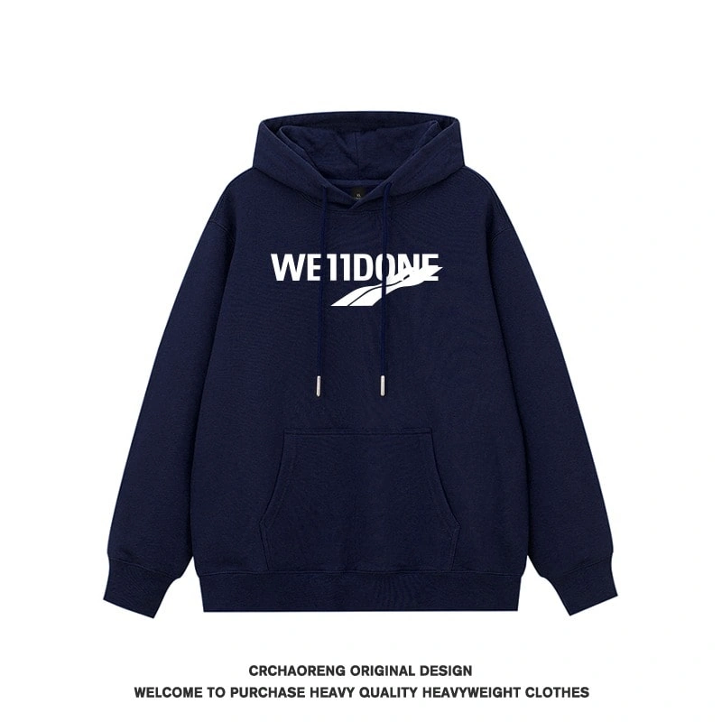 We11done Konne Hoodie Men 2024 New Stiff Retro Hooded Jacket Style 1