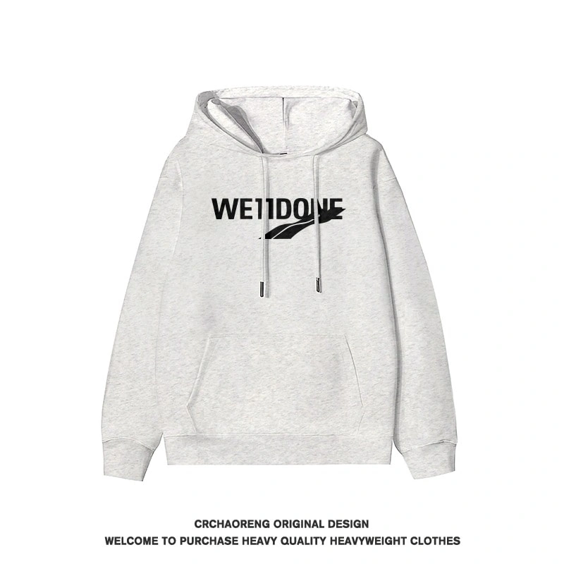 We11done Konne Hoodie Men 2024 New Stiff Retro Hooded Jacket Style 4