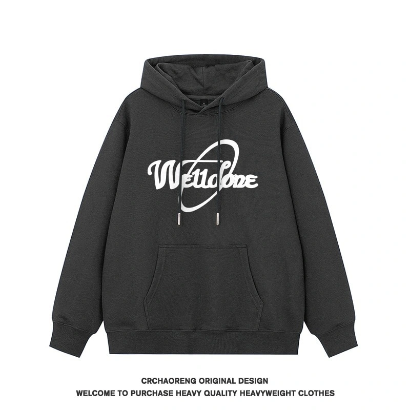 We11done Konne Hoodie Men New High Street Loose Trend No Hood Shirt Style 2