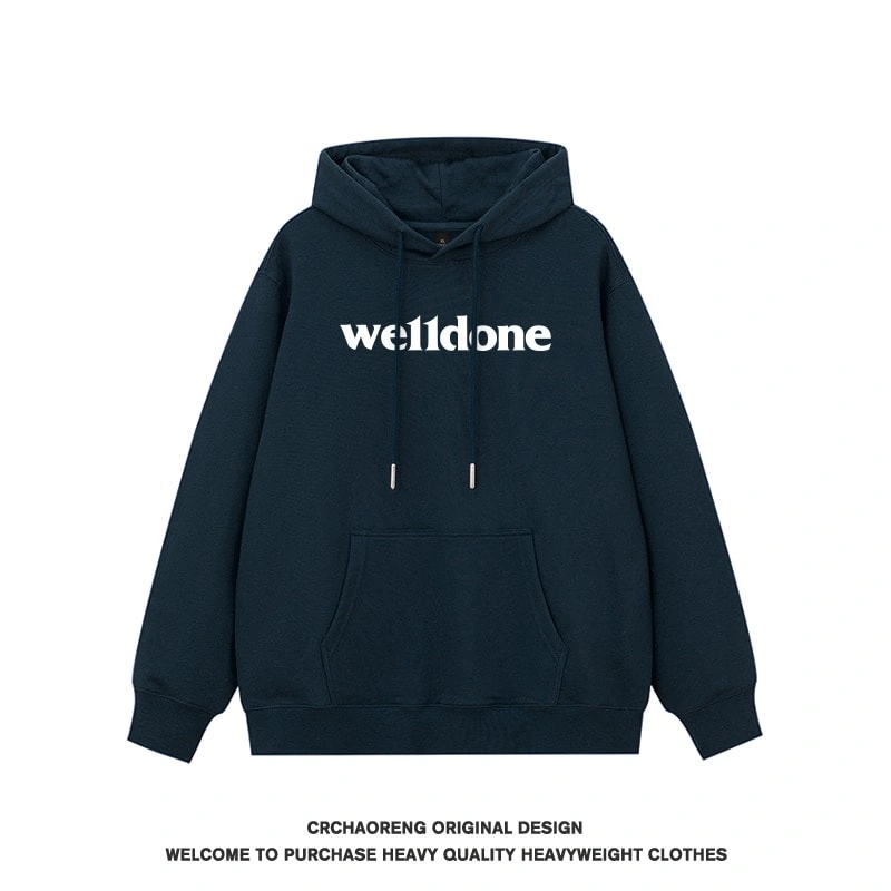 We11done Konne Hoodie Men Retro 2024 Pure Cottonweight Jacket Style 1