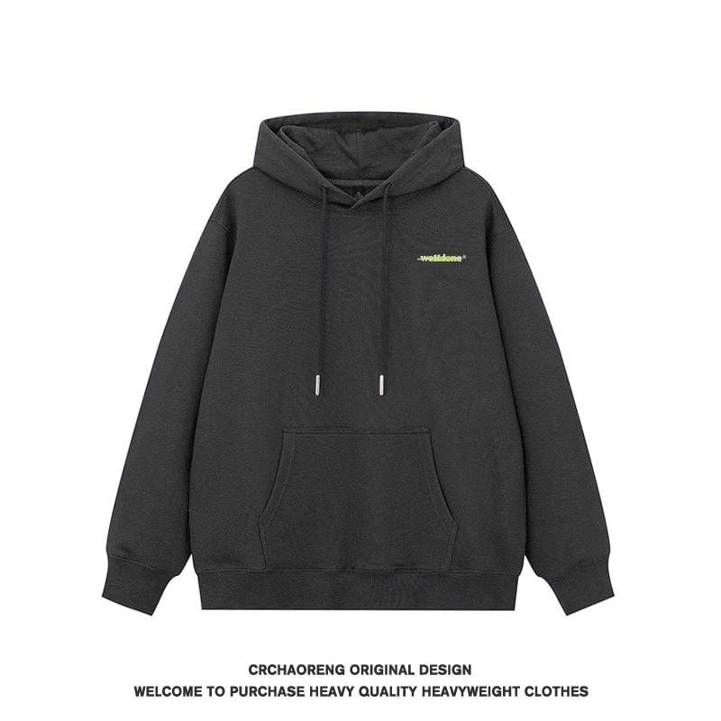 We11done Konne Hoodie Young Men New Fashion Retro High Collar Jacket Trend Style 4