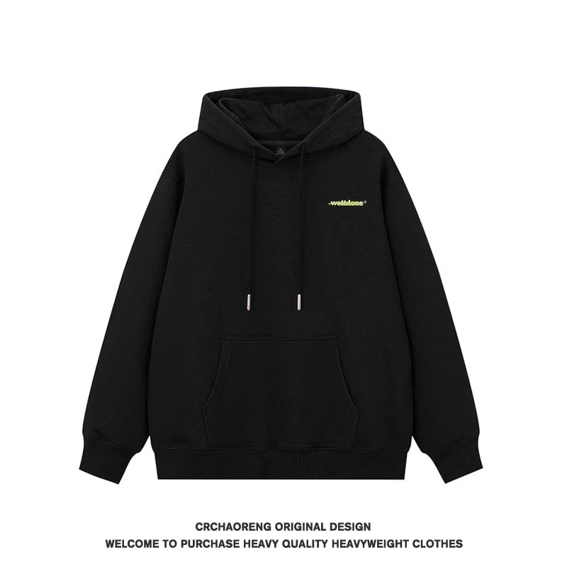 We11done Konne Hoodie Young Men New Fashion Retro High Collar Jacket Trend