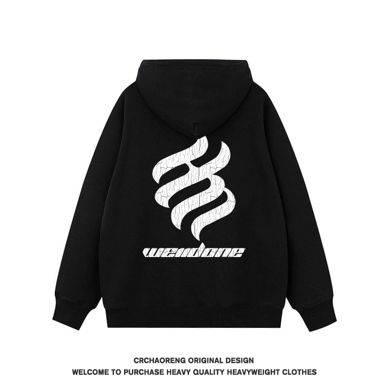 We11done Konne Hoodie Young Men New Pure Cottonweight Retro Versatile Jacket Trend