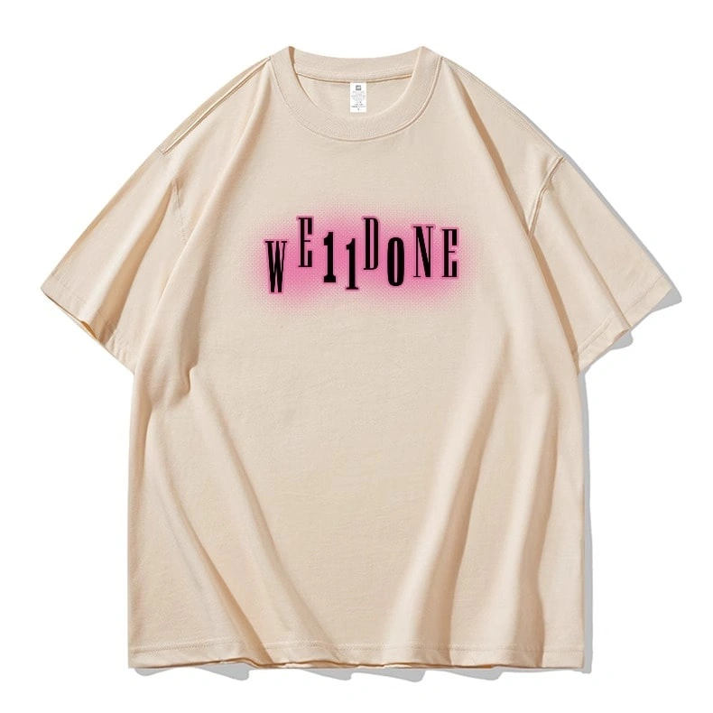 We11done Konne Loose Pure Cotton Trend Half Sleeve Top Crew Neck Short Sleeve T-Shirt Men Style 3