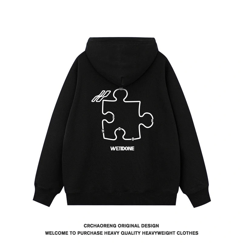 We11done Konne New 2024 Fleece Jacket Stiff Hoodie Men