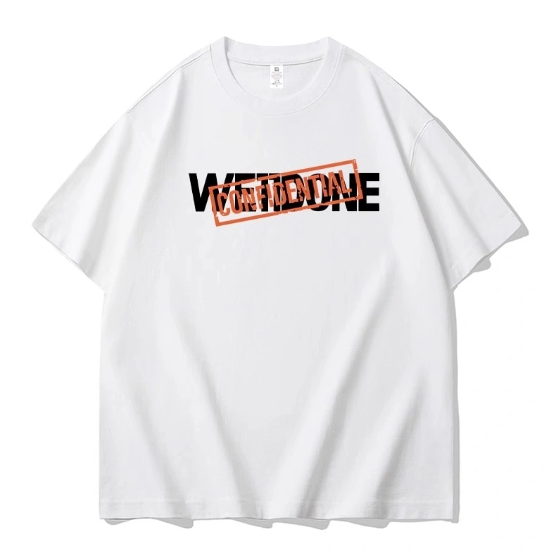 We11done Konne New Casual Loose Half Sleeve Top Niche Trend Brand Short Sleeve T-Shirt Men Style 1