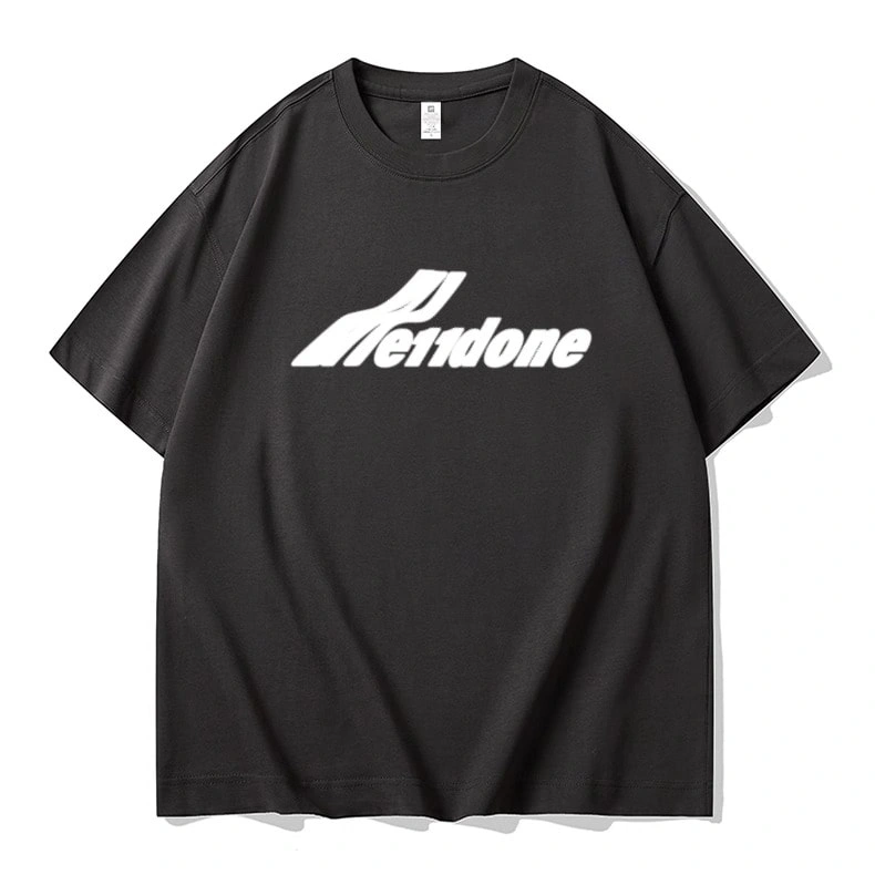 We11done Konne New Crew Neck Fashion Short Sleeve T-Shirt MenCasual Half Sleeve Top Style 1