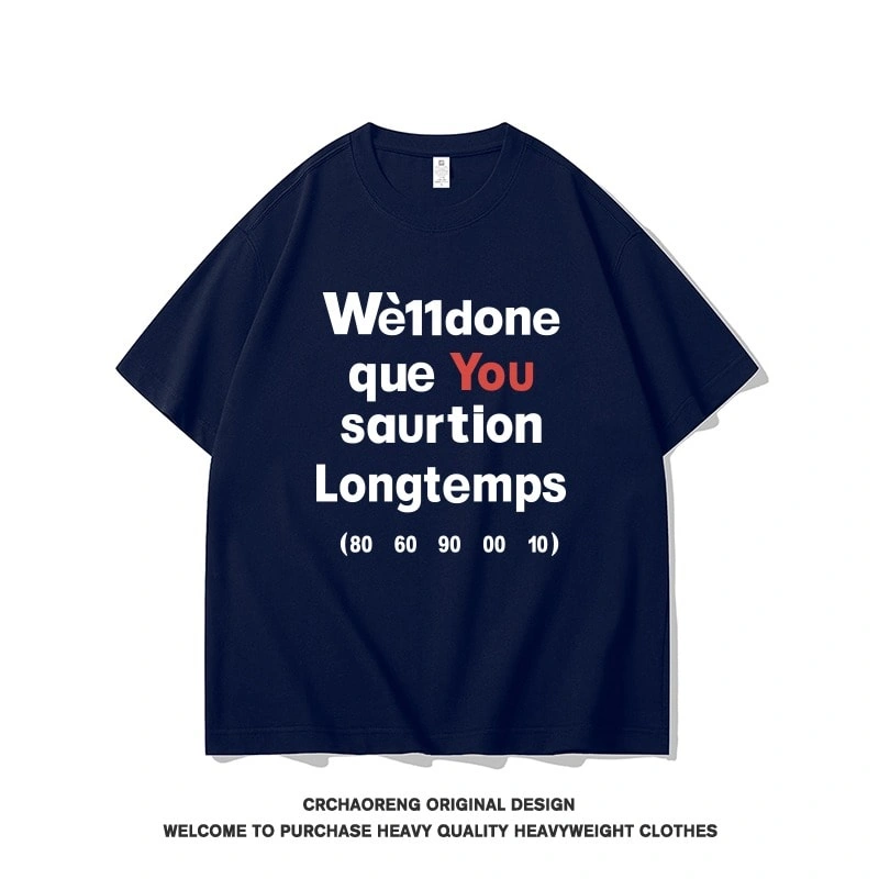 We11done Konne New Crew Neck Pure Cotton Short Sleeve T-Shirt Men Street Casual Top Style 2