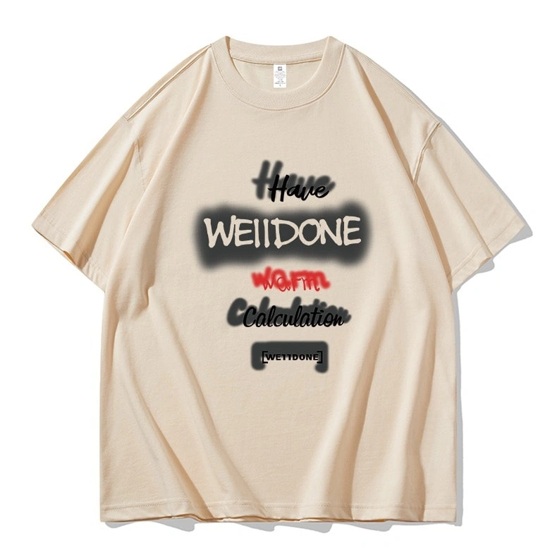 We11done Konne New Niche Trend Brand Half Sleeve Top Street Hip Hop Short Sleeve T-Shirt Men Style 3