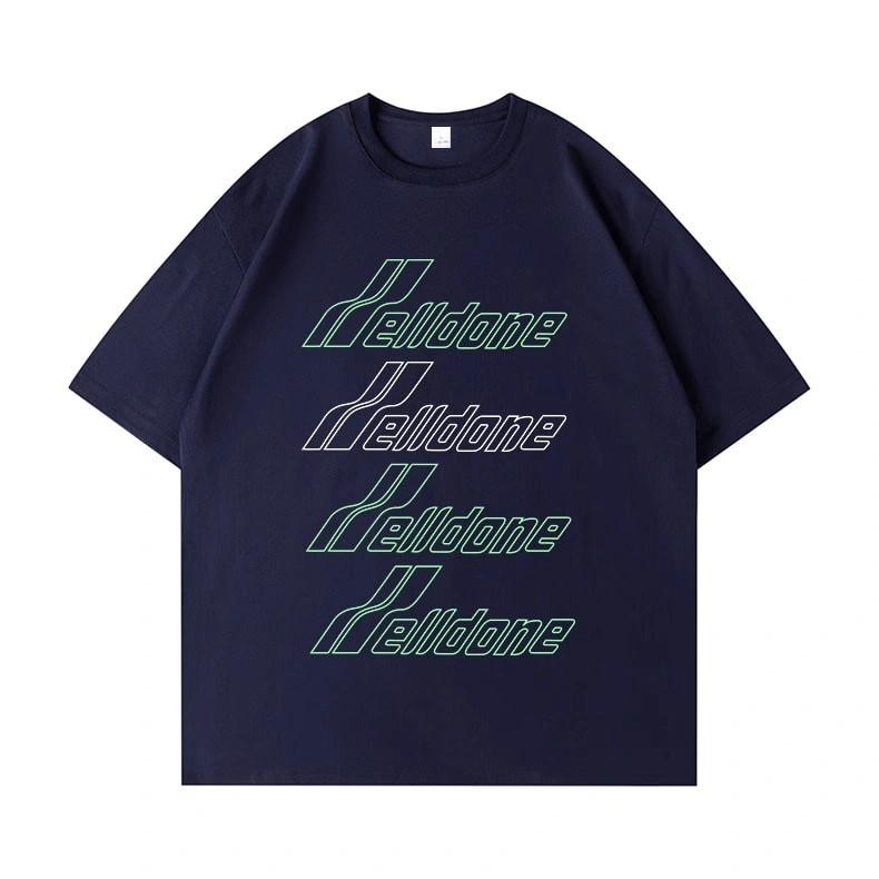 We11done Konne Niche Trend Brand Korean Casual Short Sleeve T-Shirt Men Fashion Versatile Half Sleeve Top Style 4