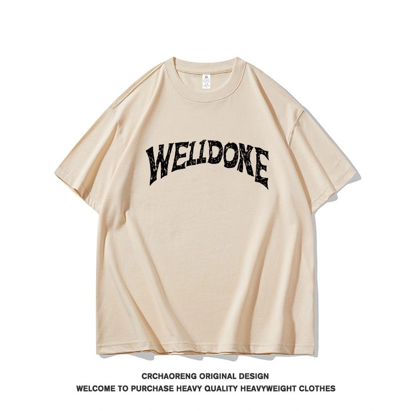 We11done Konne Niche Trend Brand Pure Cotton Short Sleeve T-Shirt Men New Crew Neck Half Sleeve Top Style 4