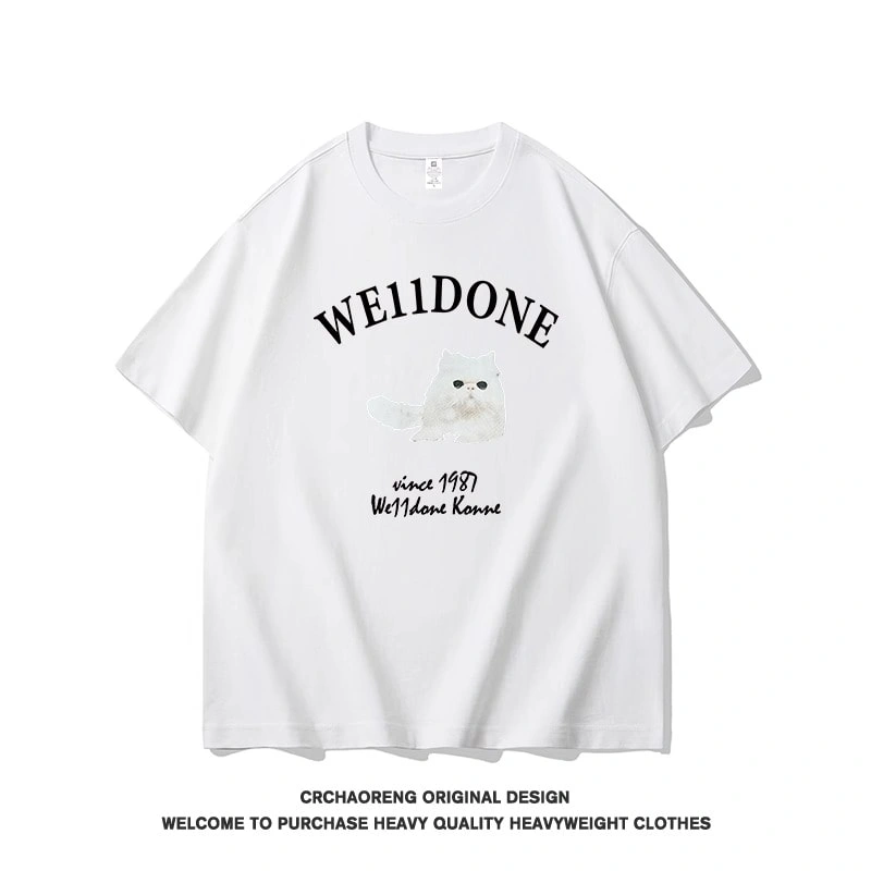 We11done Konne Niche Trend Brand Simple Versatile Top T-Shirt MenCrew Neck Short Sleeve Style 3