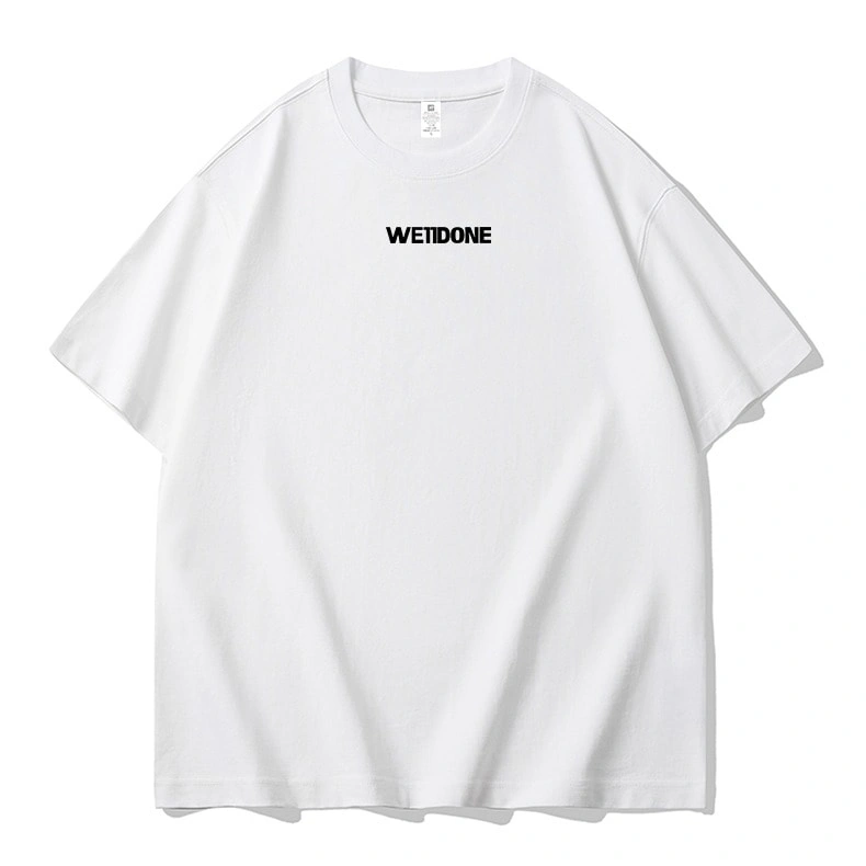 We11done Konne Niche Trend Brand Street Short Sleeve T-Shirt Men New Fashion Versatile Top Style 1