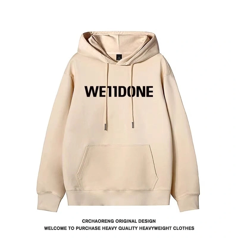 We11done Konne Oversize Hoodie Men Loose Trend Brand Student Couple Shirt Style 4