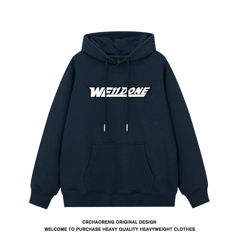 We11done Konne Oversize Loose Hoodie Men Fleece Jacket Style 1