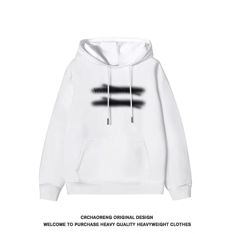 We11done Konne Pure Cotton Fleece Hoodie Men Trend Retro High Street Jacket Style 6