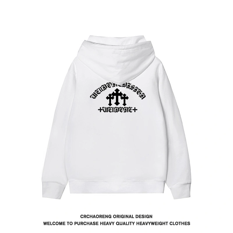 We11done Konne Pure Cotton Fleece Jacket Print Retro Hoodie Men Style 6