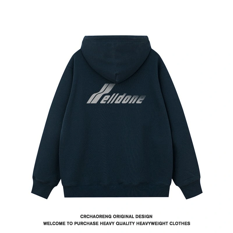 We11done Konne Pure Cotton Fleece Loose High end Jacket Trend Retro Hoodie Men Style 1