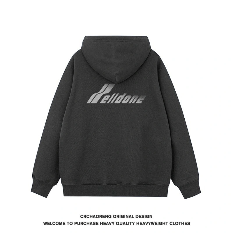 We11done Konne Pure Cotton Fleece Loose High end Jacket Trend Retro Hoodie Men Style 2