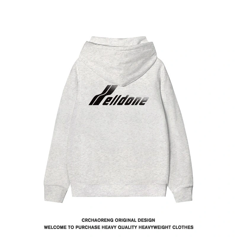 We11done Konne Pure Cotton Fleece Loose High end Jacket Trend Retro Hoodie Men Style 4