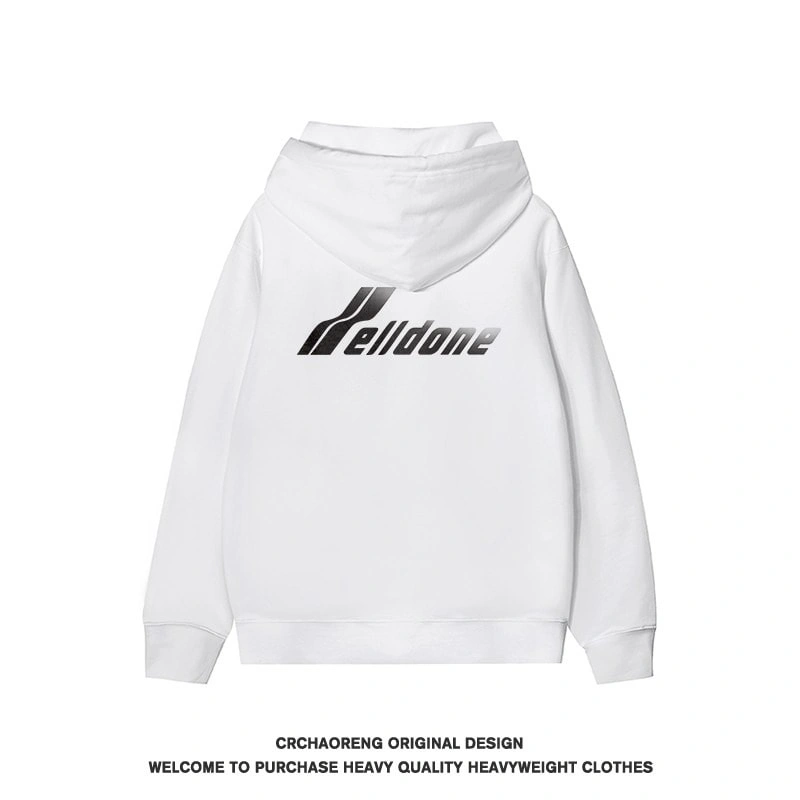 We11done Konne Pure Cotton Fleece Loose High end Jacket Trend Retro Hoodie Men Style 5