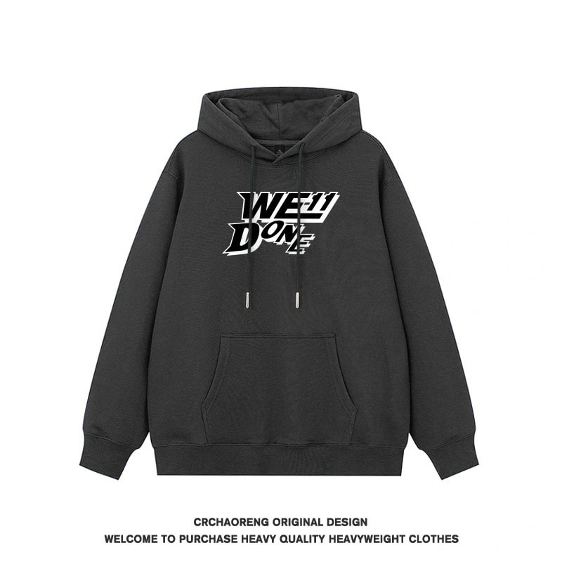 We11done Konne Pure Cottonweight Hoodie Men Fleece New Retro High end Jacket Style 2