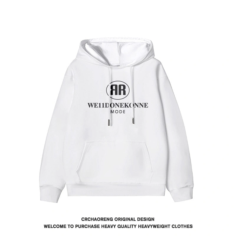 We11done Konne Pure Cottonweight Hoodie Men Retro Loose Youth Jacket Style 5
