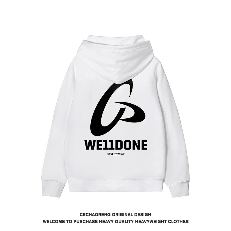 We11done Konne Pure Cottonweight Hoodie Men Retro Trend Brand Loose Casual Jacket Style 3