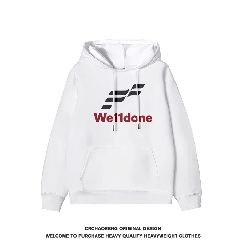 We11done Konne Pure Cottonweight Hoodie Men Trend Retro Loose Casual Jacket Style 1