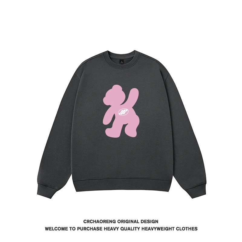 We11done Konne Retro Crew Neck Sweatshirt Men Trend Brand Fleece Pullover Style 2