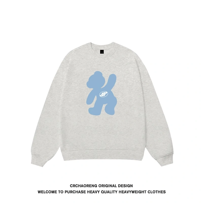 We11done Konne Retro Crew Neck Sweatshirt Men Trend Brand Fleece Pullover Style 4