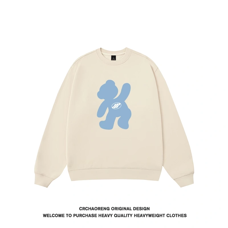 We11done Konne Retro Crew Neck Sweatshirt Men Trend Brand Fleece Pullover Style 5