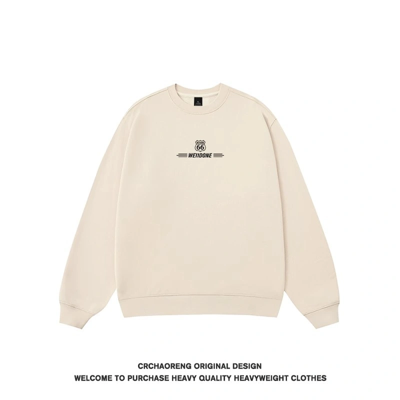 We11done Konne Retro High Street Top Men Trend Brand Fashion New Loose Crew Neck Sweatshirt Style 6