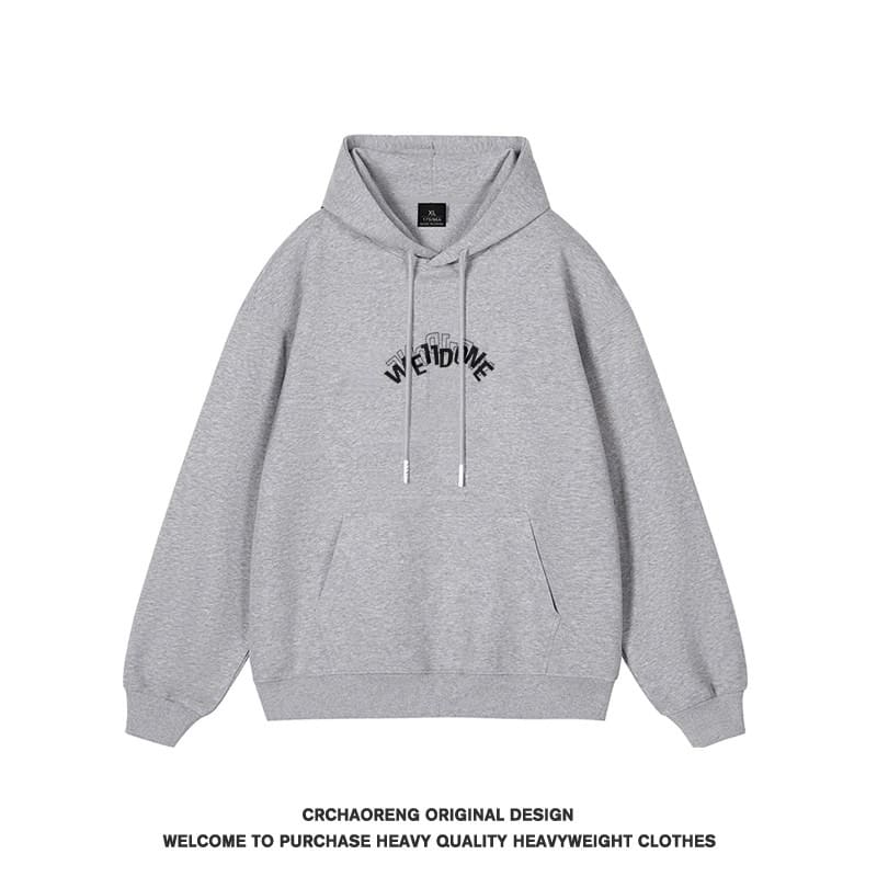 We11done Konne Retro Hoodie Men’s New Trend Brand Pure Cottonweight Jacket Style 3